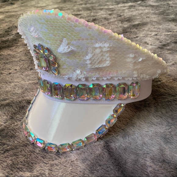 Jeweled Mermaid Captain Hat - Picture 1 of 10